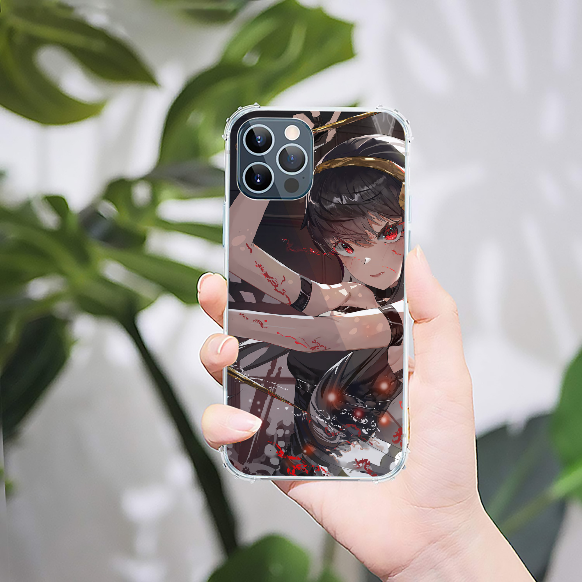 （画像用） SPY×FAMILY间谍家家酒 【iPhone 12シリーズ対応】透明スマホケース（クリアソフトケース）